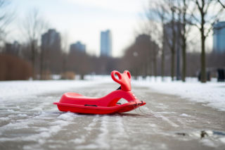 57-latka zjechała na „jabłuszku”. Zimowe szaleństwo w Warszawie o krok od tragedii?