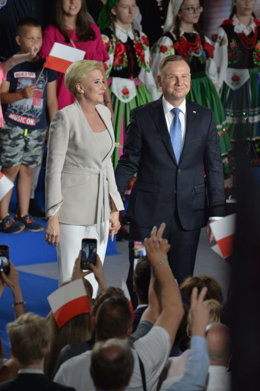 Andrzej Duda i Agata Duda. Taki styl ma para prezydencka