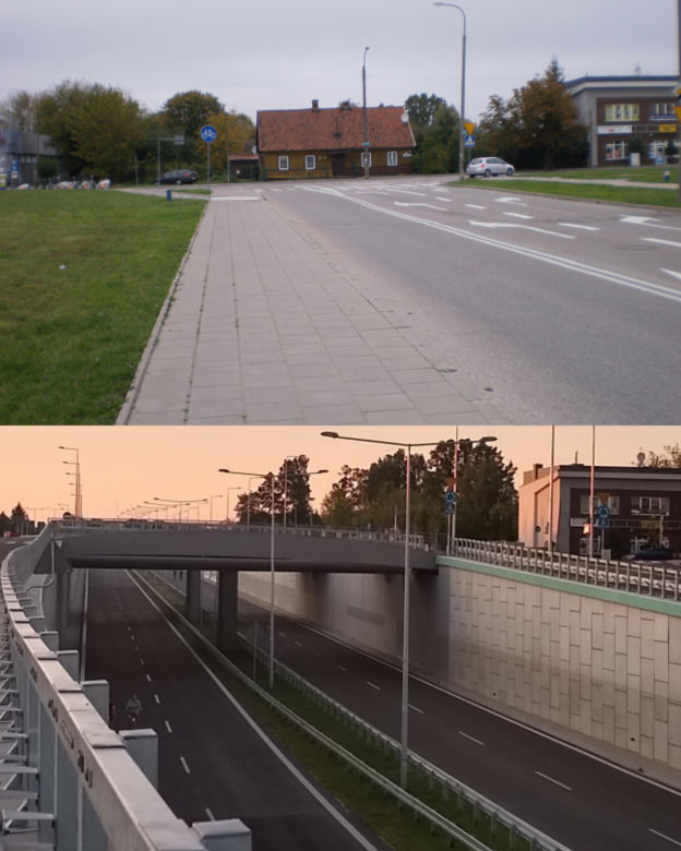 Trasa Niepodległości KIEDYŚ i TERAZ. Porównanie!
