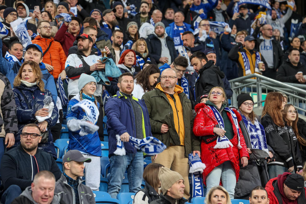 Tak bawili się kibice na meczu Lech Poznań - Śląsk Wrocław