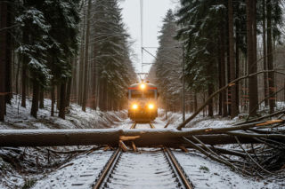 Pociąg IC utknął w lesie. Co stało się z pasażerami?