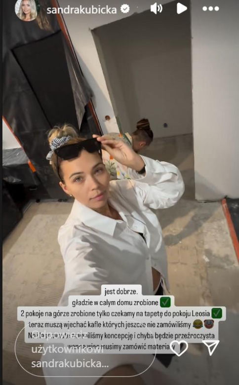 Sandra Kubicka pokazała nowy dom! Baron nieźle zasuwa na budowie! Lecą mocne słowa