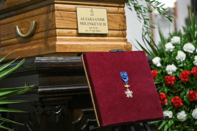 Alaksandr Milinkiewicz spoczął na warszawskich Powązkach