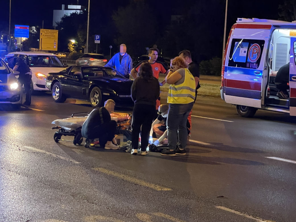 Dramatyczny wypadek na al. Jerozolimskich 