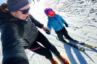 Justyna Kowalczyk i syn