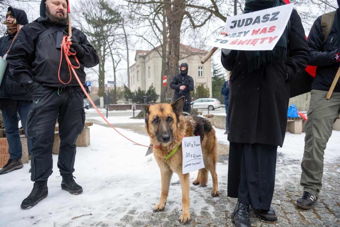 Protest mieszkańców Osiedla Maltańskiego