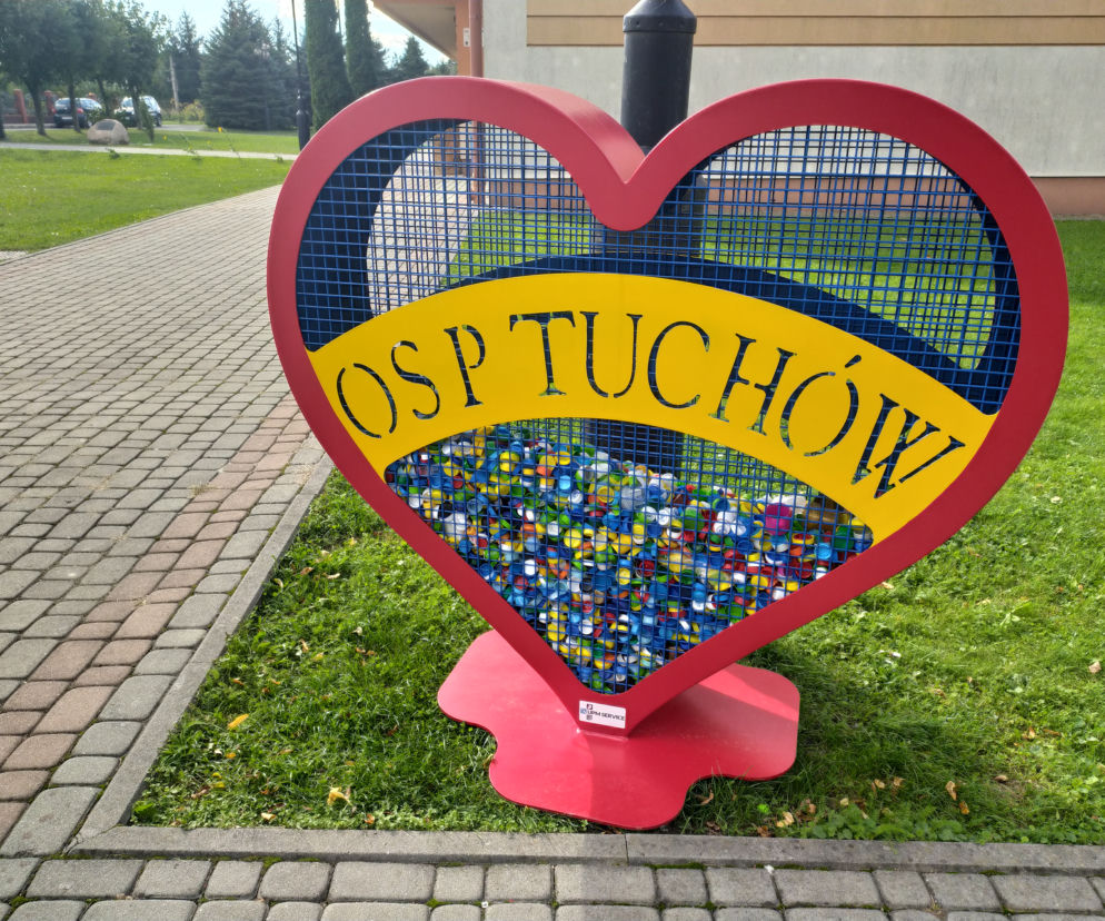 Serce na nakrętki w Tuchowie