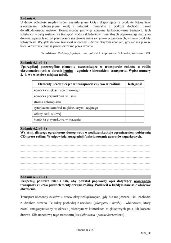 Matura 2018 z biologii. Poziom rozszerzony - arkusze CKE