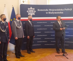 Święto policji inne niż zwykle. Tak wyglądały obchody w Białymstoku [ZDJĘCIA]