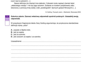 Matura 2026: filozofia 8.05.2026r. Arkusze CKE, poziom podstawowy [Formuła 2023]
