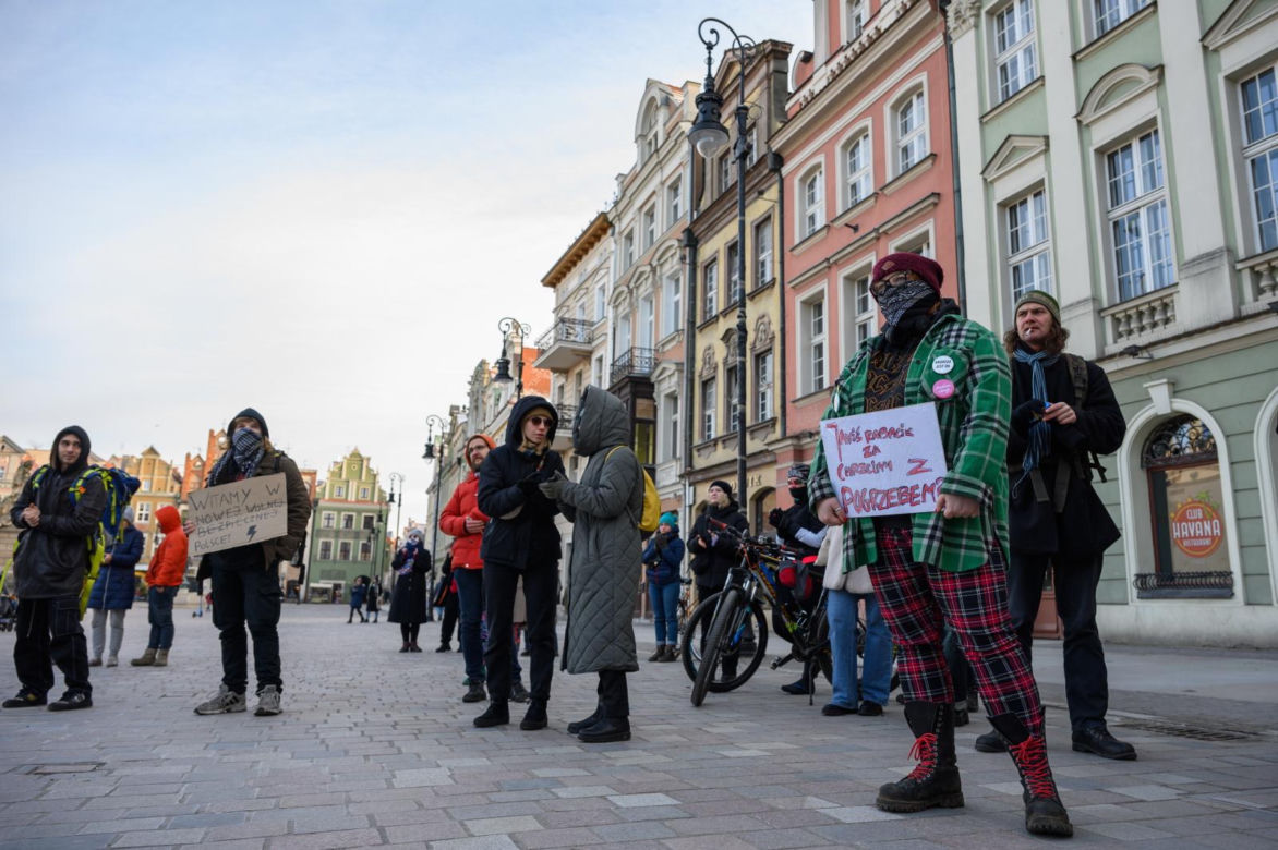 Pikieta za liberalizacją prawa aborcyjnego w Poznaniu - 7 stycznia 2024