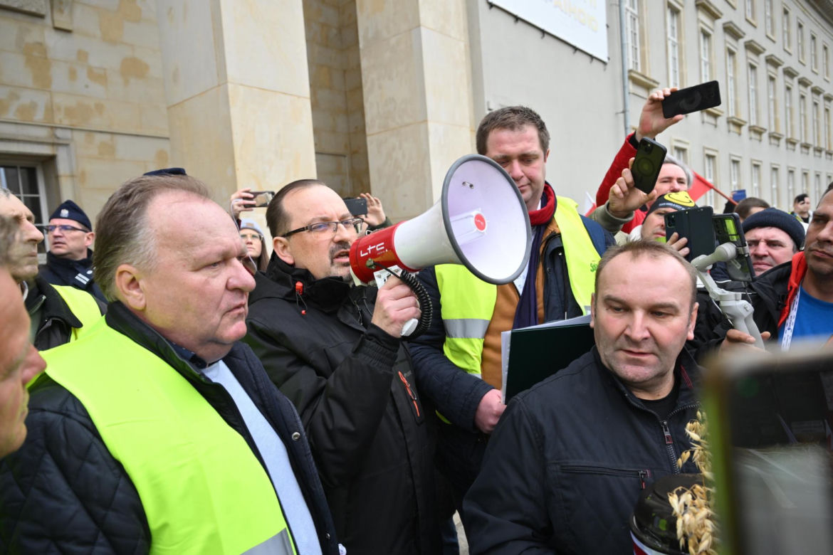 Wrocław. Protest rolników.