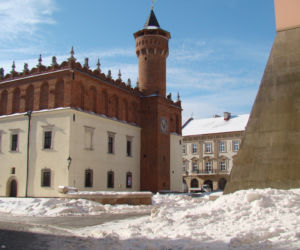  Śliski jak tafla lodu rynek w Tarnowie 