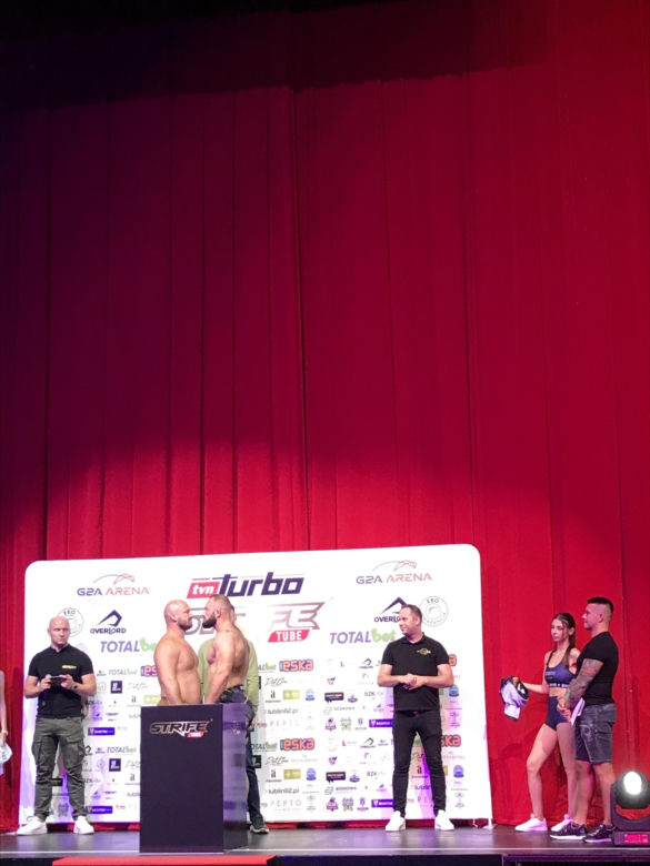 Ważenie przed galą Strife Tube w Lublinie