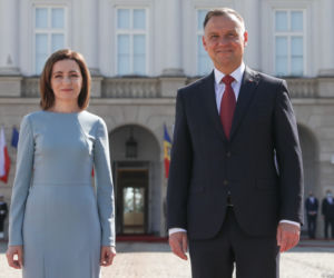 Prezydent Duda spotkał się z prezydent Mołdawii