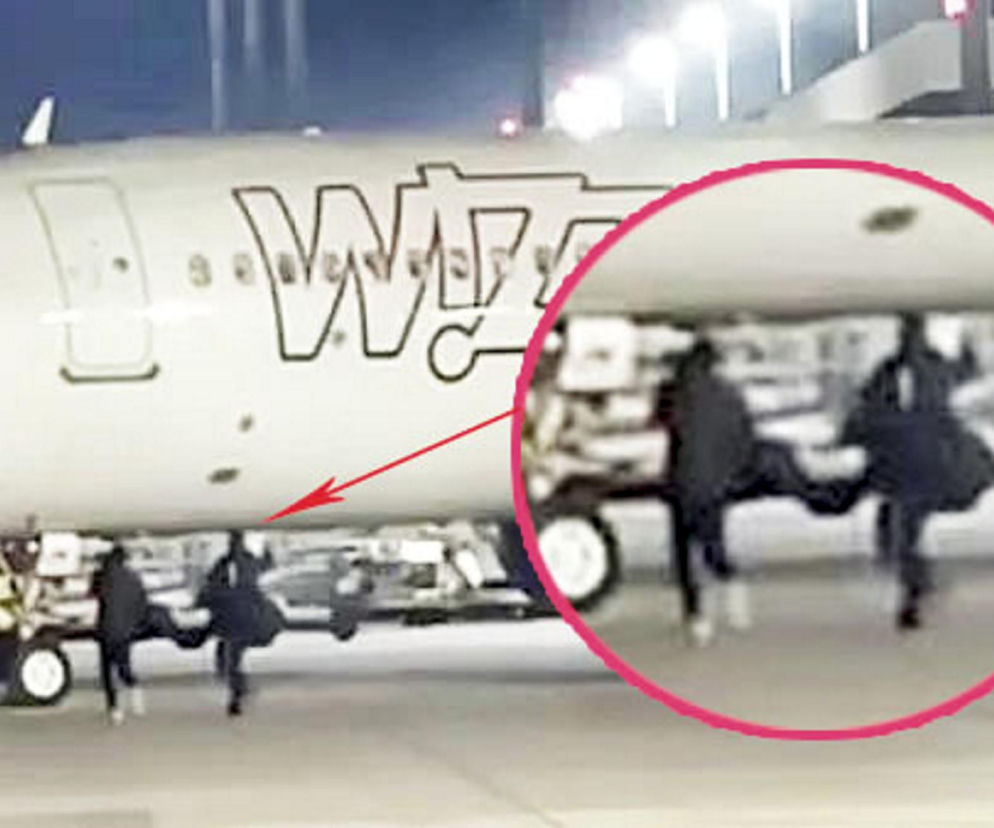 Pasażerowie gonili samolot