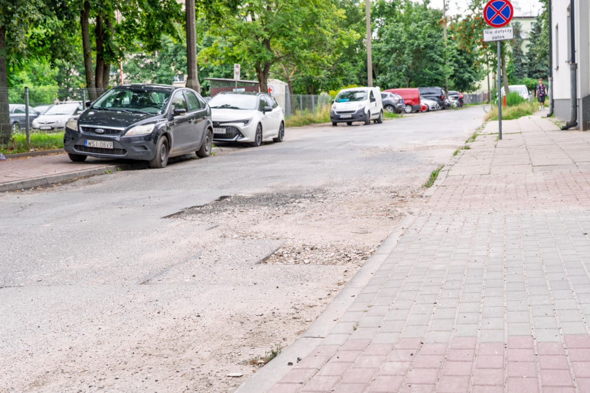 Siedlce: trwają roboty drogowe na ul. Błonie