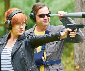 Komisarz Alex 6 sezon. Puchała (Ireneusz Czop), Lucyna (Magdalena Walach)