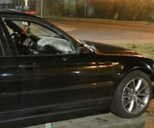 Ojciec z synem uszkodzili auto w Gostyniu. W środku byli ludzie