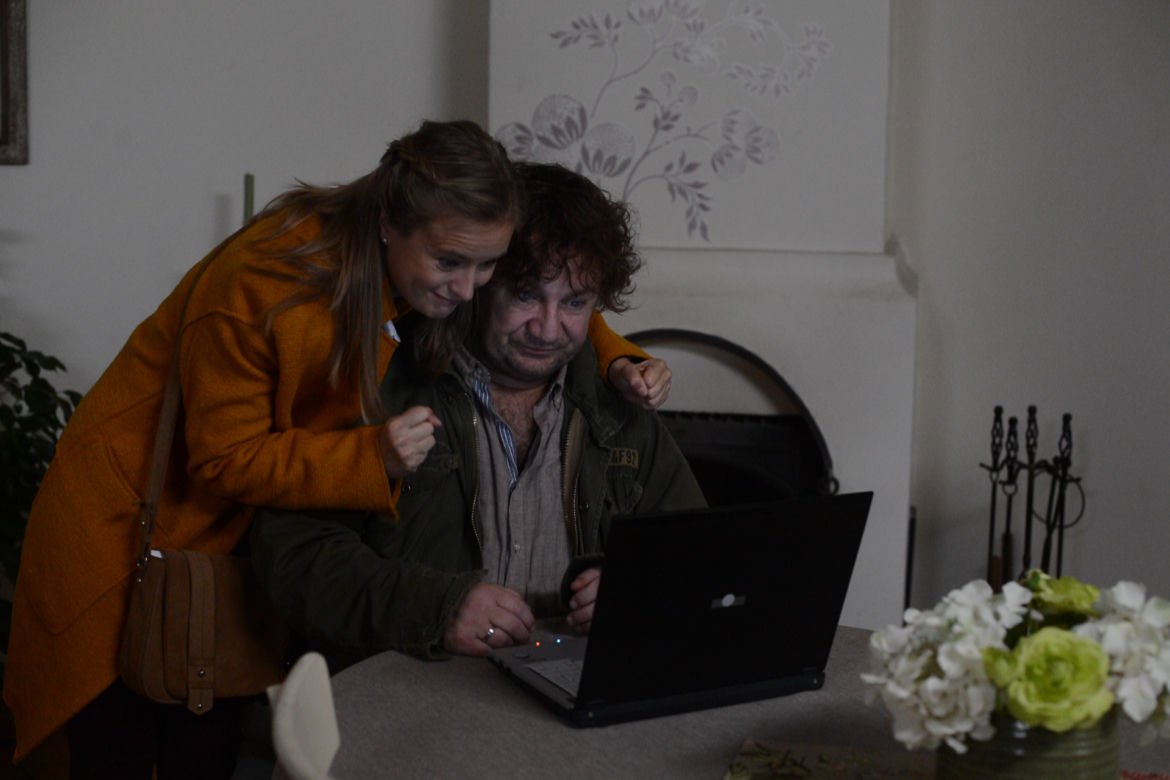Ranczo 10 sezon odc. 119. Kusy (Paweł Królikowski), Klaudia (Marta Chodorowska)