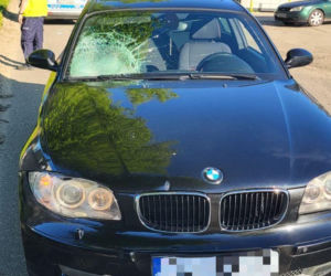 7-latek wjechał pod BMW! Groźny wypadek pod Słupskiem