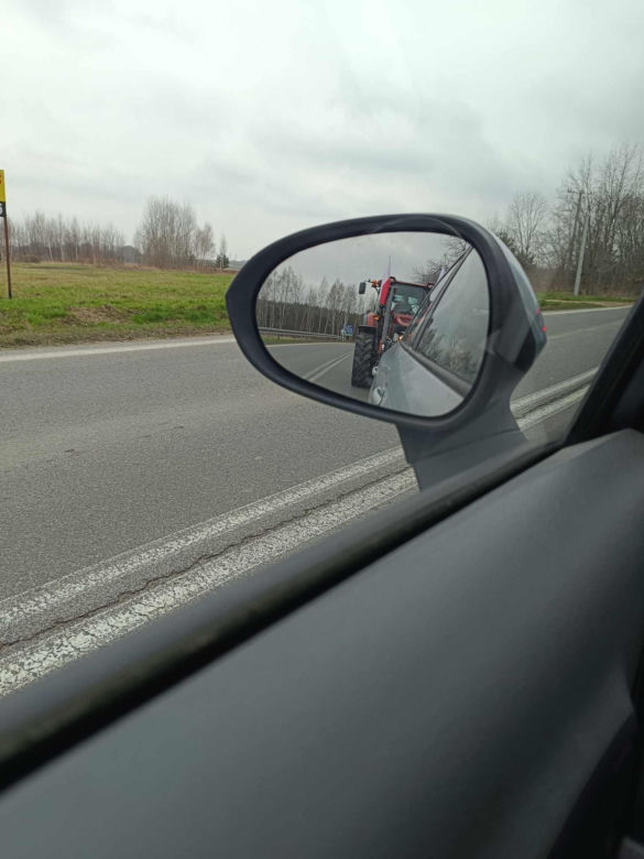 Protest rolników na S19 w Sokołowie Małopolskim 20.03.2023