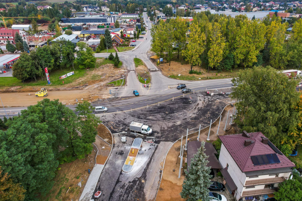 Przebudowa DK94 w Olkuszu - stan na listopad 2025 r.