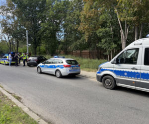 Kompletnie pijany kierowca Jagura gruchnął w Audi i rozbił się na drzewie. Jedna osoba w szpitalu