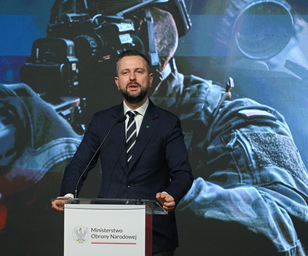 Szef MON Władysław Kosiniak-Kamysz podczas konferencji Szpejowisko 2.0 w siedzibie Dowództwa Wojsk Obrony Terytorialnej w Zegrzu