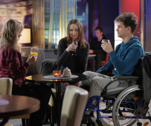 Pierwsza miłość, Paweł (Michał Malinowski), Melka (Ewa Jakubowicz), Sabina (Urszula Dębska)
