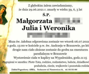 Wypadek w Elżbietowie. Dziewczynki spoczną w grobach razem z mami. Znamy datę i miejsce pogrzebu kobiet i ich dzieci 