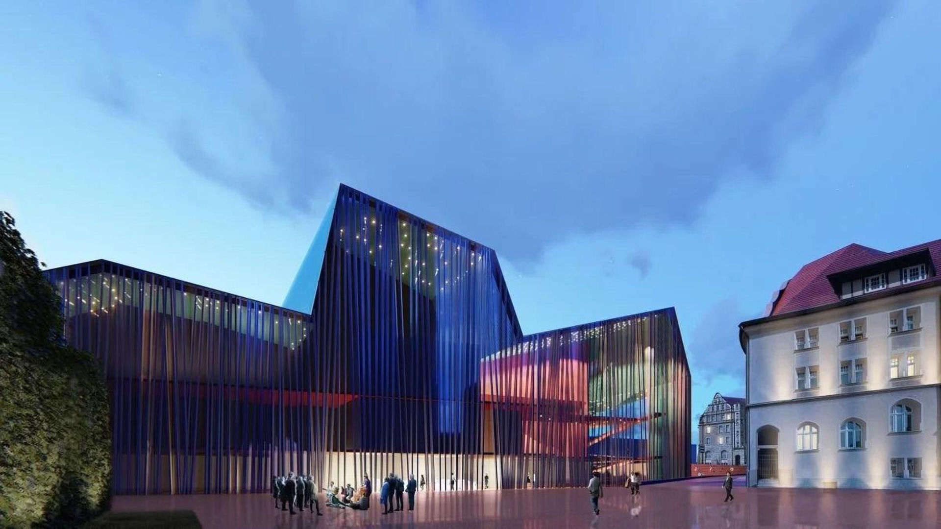 Wstępna wizualizacja nowej siedziby Teatru Muzycznego w Poznaniu