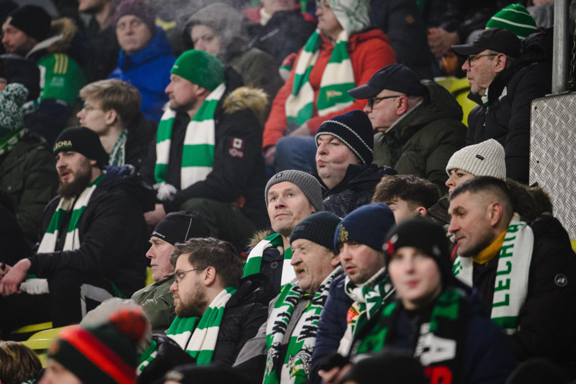 Lechia Gdańsk - Cracovia, zdjęcia kibiców z meczu 20. kolejki PKO BP Ekstraklasy