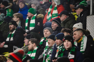 Lechia Gdańsk - Cracovia, zdjęcia kibiców z meczu 20. kolejki PKO BP Ekstraklasy