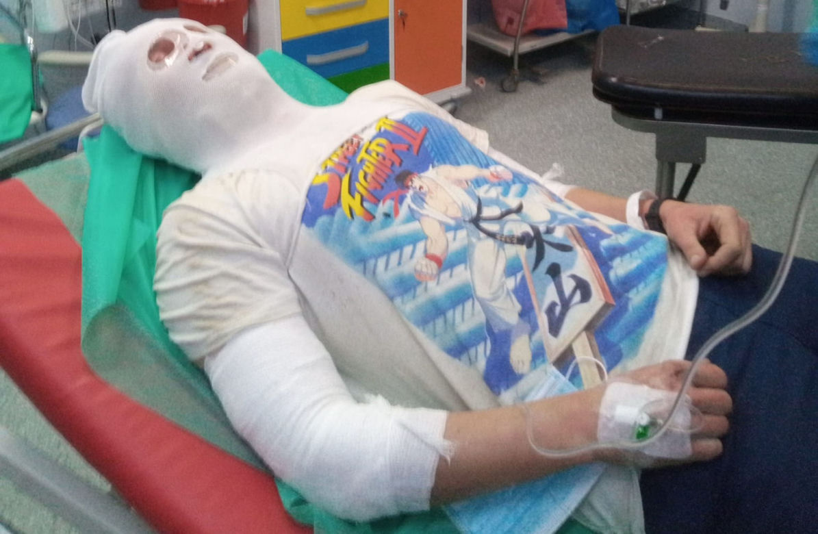 Szer. Piotrowski uratował z pożaru dziecko. Bohater jest na ustach wszystkich mieszkańców Grodziska Mazowieckiego