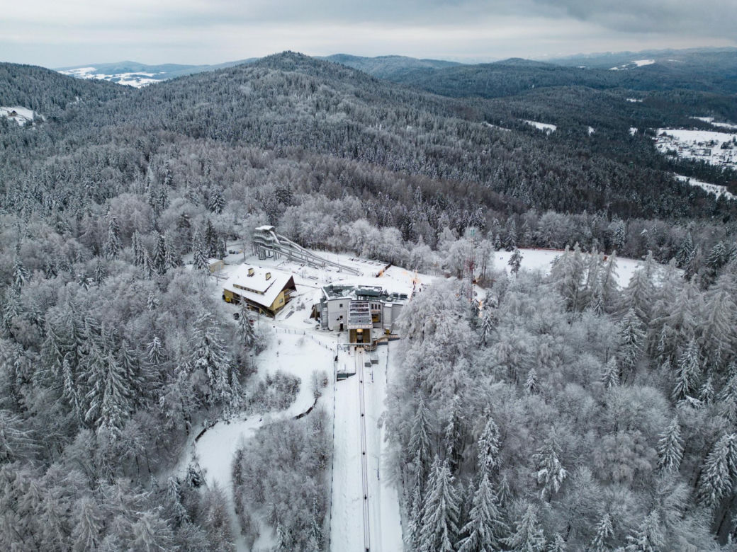 Krynica-Zdrój zimą