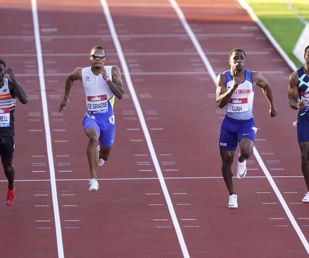 Chijindu Ujah (drugi z prawej)
