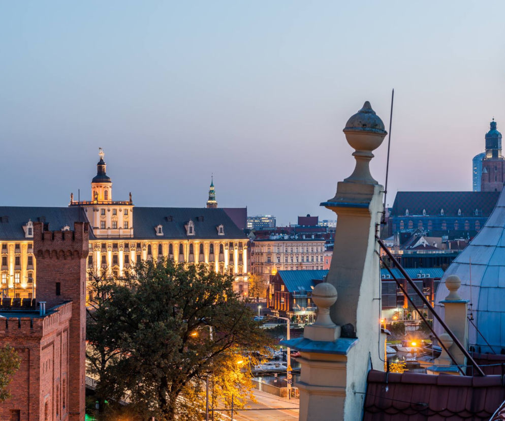 Wrocławskie dachy, wieże i wieżyczki
