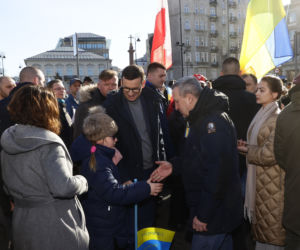 Warszawa. Manifestacji pod hasłem: Matki wołają przestańcie strzelać do dzieci!