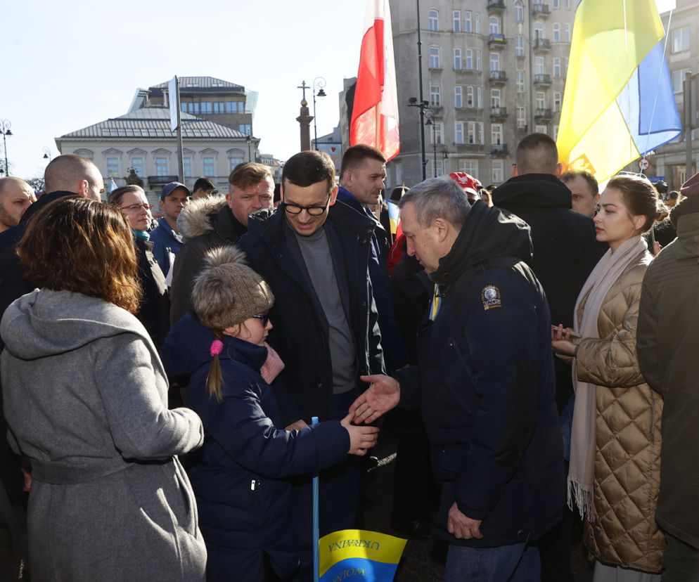 Warszawa. Manifestacji pod hasłem: Matki wołają przestańcie strzelać do dzieci!