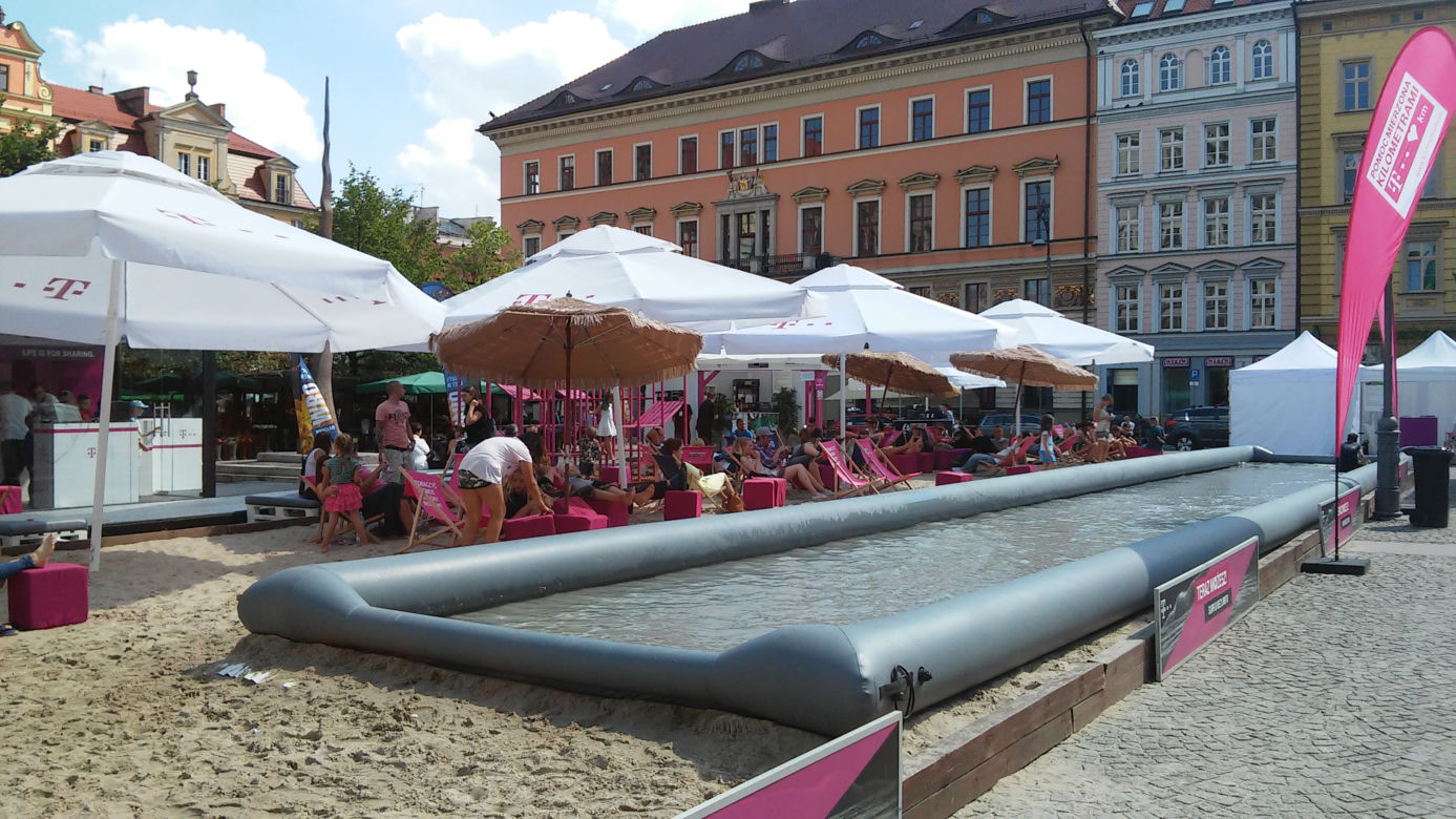 Plaża Nowych Horyzontów na placu Solnym