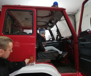 Podlascy strażacy spełnili marzenie małego Filipa
