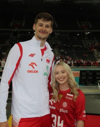 Siatkarz Szymon Jakubiszak ma piękną żonę Oliwię