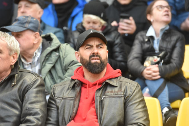 PRES Grupa Deweloperska Toruń - Stelmet Falubaz Zielona Góra, zdjęcia kibiców i zawodników ze sparingu na Motoarenie