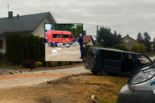 Koszmarny wypadek w Gołyniu. Dwa busy zderzyły się na skrzyżowaniu, wiele osób poszkodowanych