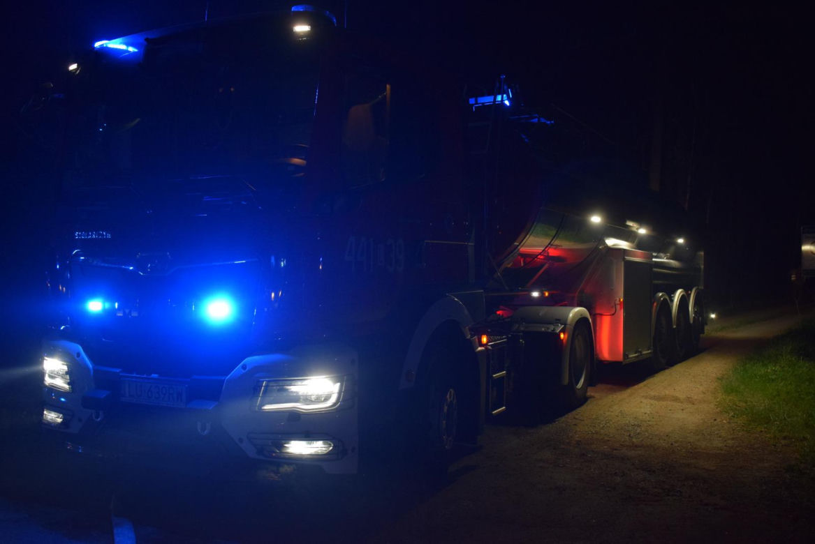 Pożar lasów na Lubelszczyźnie