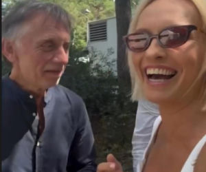 M jak miłość nowy sezon na planie. Dorota (Iwona Rejzner), Robert Żak (Krzysztof Tyniec)