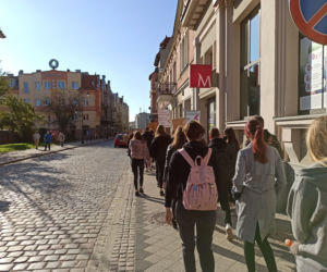 Protest uczniowski w Grudziądzu