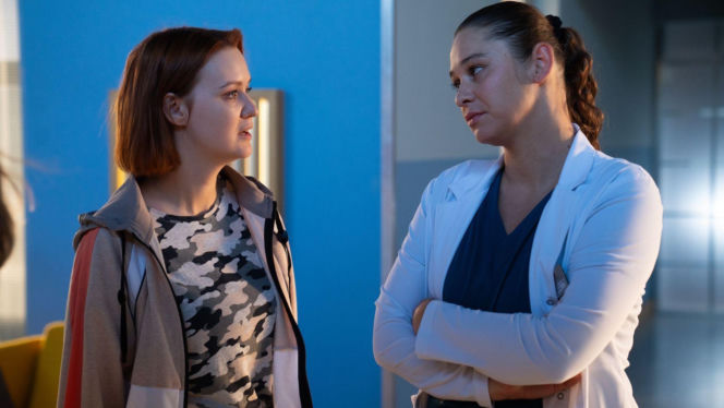 Na dobre i na złe odc. 981. Iga (Anna Szymańczyk),  Klemi (Weronika Walasiewicz)