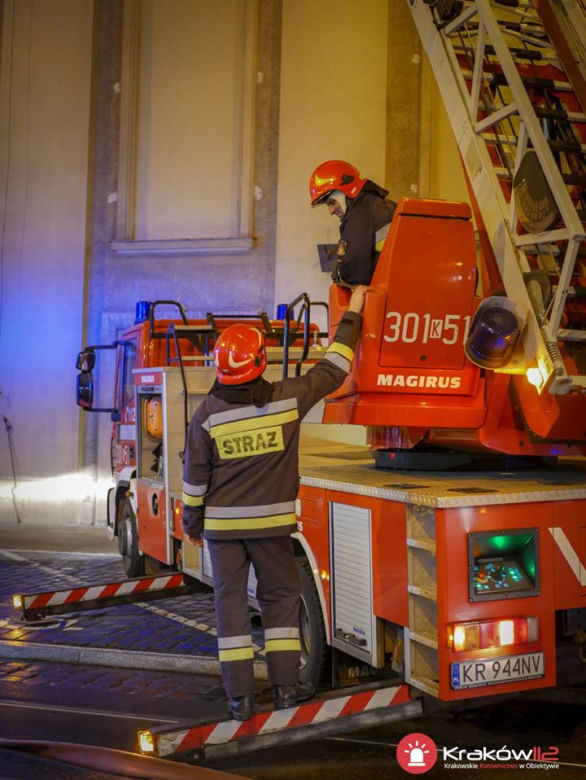 Groźny pożar w budynku Filharmonii Krakowskiej